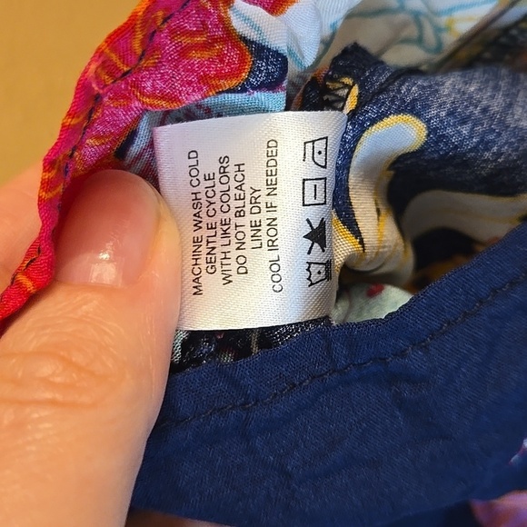 Grace and Lace Smocked Floral Print Summer Shorts - Picture 7 of 7